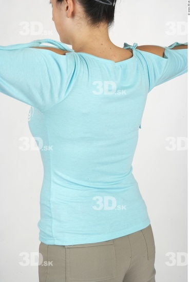 Upper Body Whole Body Woman Casual Shirt T shirt Average Studio photo references