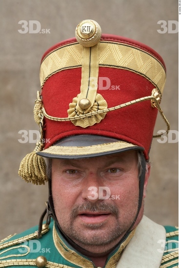 Whole Body Man White Historical Caps & Hats Overweight Costume photo references