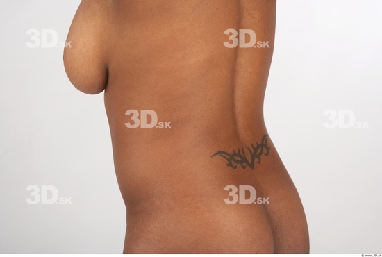 Whole Body Back Woman Nude Chubby Studio photo references