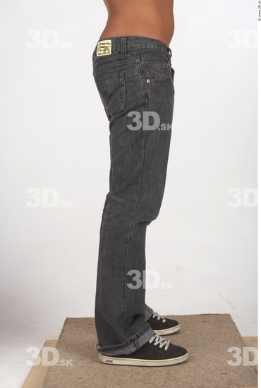 Leg Whole Body Woman Casual Jeans Chubby Studio photo references