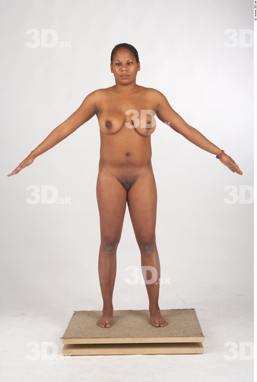 Whole Body Woman Nude Chubby Studio photo references