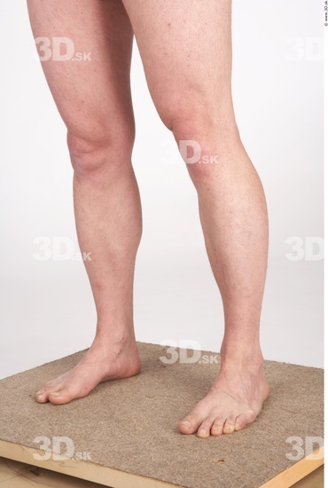 Calf Whole Body Man Nude Average Studio photo references