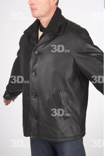 Upper Body Whole Body Man Casual Jacket Average Studio photo references