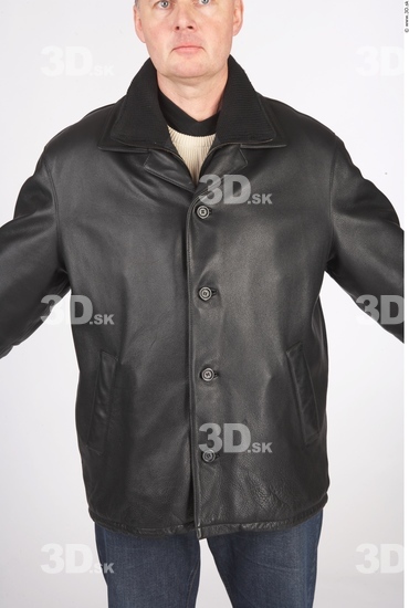 Upper Body Whole Body Man Casual Jacket Average Studio photo references