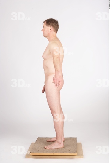 Whole Body Man Animation references Nude Average Studio photo references