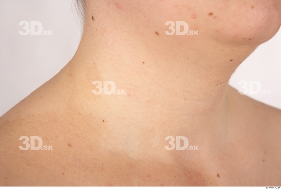 Neck Whole Body Woman Overweight Studio photo references