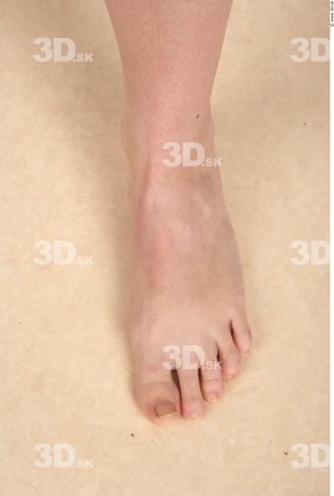 Foot Whole Body Woman Nude Overweight Studio photo references