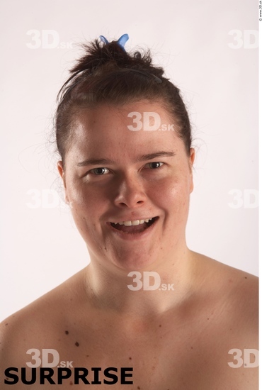 Face Emotions Woman White Overweight