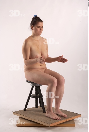 Whole Body Woman Artistic poses White Nude Overweight