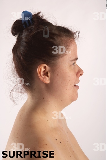 Face Emotions Woman White Overweight