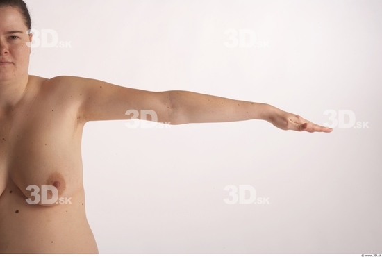 Arm Woman Animation references White Nude Overweight