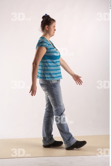 Whole Body Woman Animation references White Casual Overweight