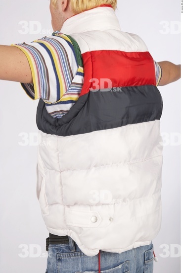 Upper Body Whole Body Man Casual Vest Slim Studio photo references