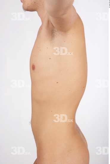 Upper Body Whole Body Man Nude Slim Studio photo references