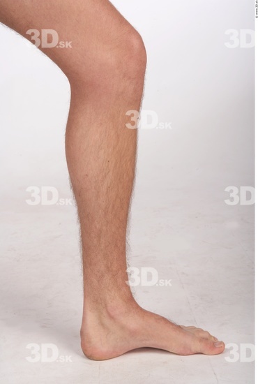 Calf Whole Body Man Nude Slim Studio photo references