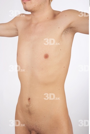 Upper Body Whole Body Man Nude Slim Studio photo references