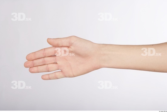 Hand Whole Body Man Slim Studio photo references