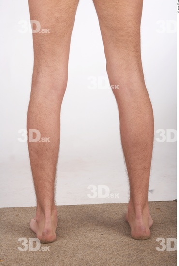 Calf Whole Body Man Nude Slim Studio photo references