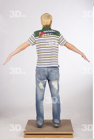 Whole Body Man Animation references Casual Slim Studio photo references