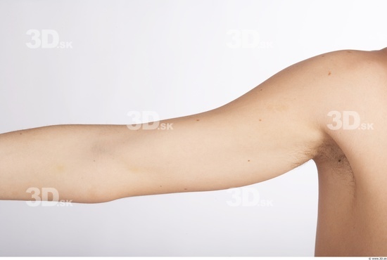 Arm Whole Body Man Nude Slim Studio photo references