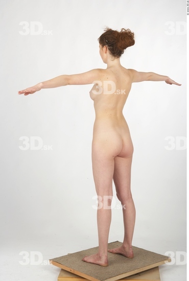 Whole Body Woman T poses Nude Slim Studio photo references