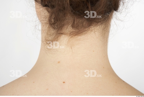 Neck Whole Body Woman Slim Studio photo references