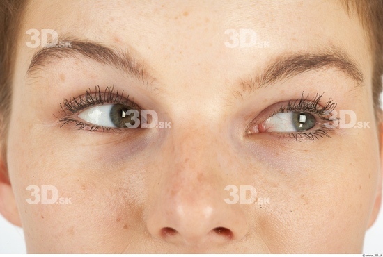 Eye Whole Body Woman Slim Studio photo references