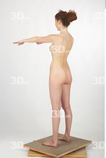 Whole Body Woman Animation references Nude Slim Studio photo references