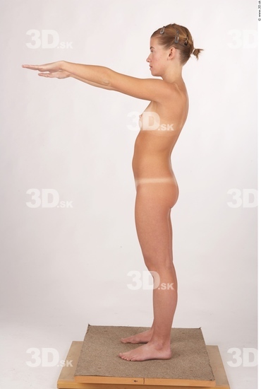 Whole Body Woman Animation references Nude Slim Studio photo references