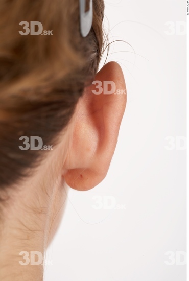 Ear Whole Body Woman Slim Studio photo references