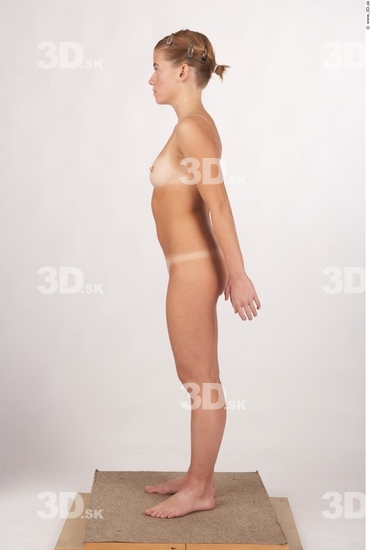 Whole Body Woman Animation references Nude Slim Studio photo references