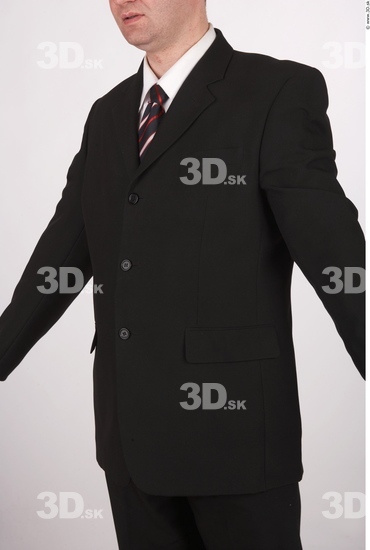 Upper Body Whole Body Man Formal Jacket Average Studio photo references