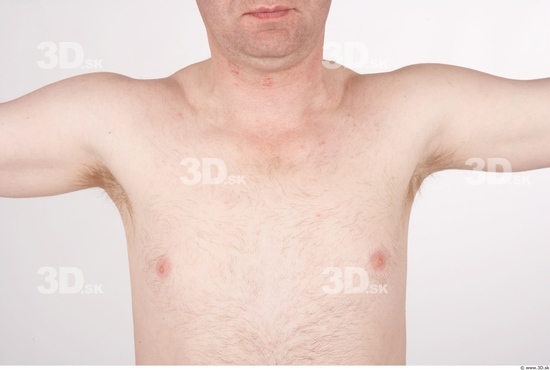 Chest Whole Body Man Nude Average Studio photo references