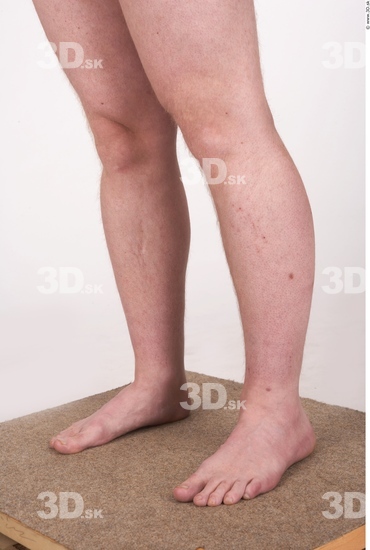 Calf Whole Body Man Nude Average Studio photo references