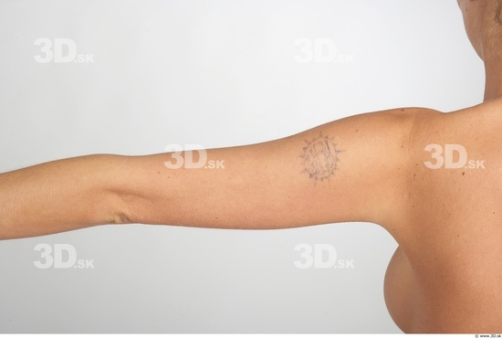 Arm Whole Body Woman Nude Slim Studio photo references
