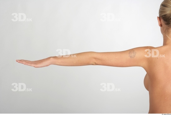 Arm Whole Body Woman Nude Slim Studio photo references