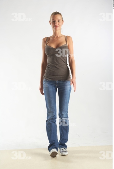 Whole Body Woman Animation references White Casual Slim