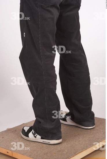 Calf Whole Body Man Hairy Casual Trousers Average Studio photo references