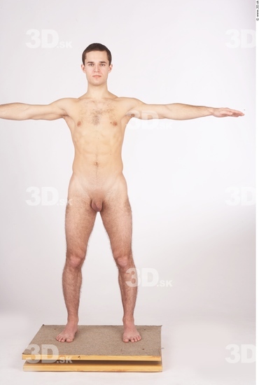 Whole Body Man Hairy Nude Average Studio photo references