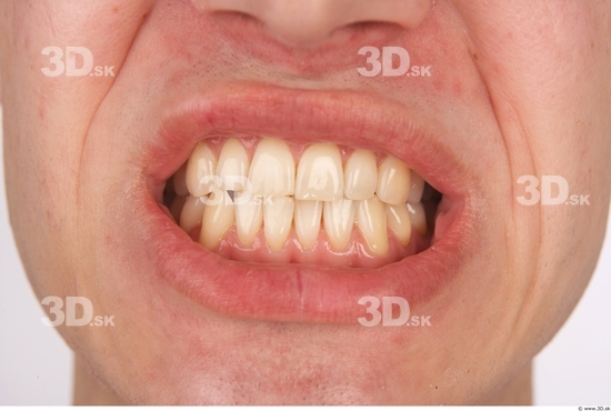 Whole Body Teeth Man Hairy Average Studio photo references