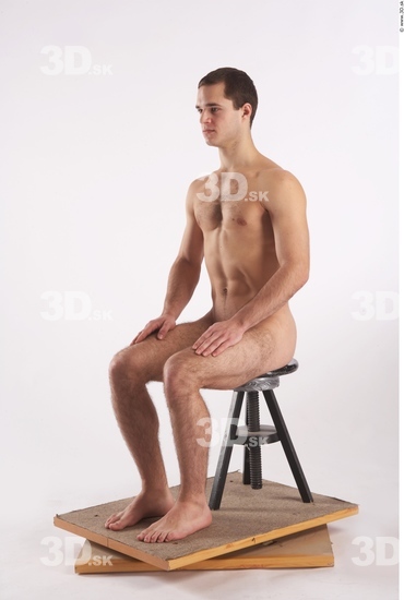 Whole Body Man Artistic poses White Nude Average