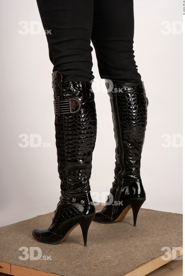 Calf Whole Body Woman Casual Boot Average Studio photo references