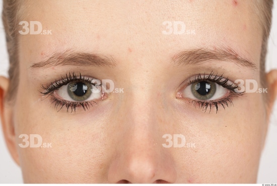 Eye Whole Body Woman Average Studio photo references