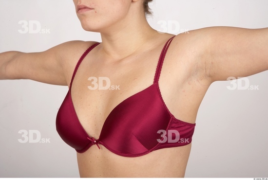 Chest Whole Body Woman Underwear Bra Average Studio photo references