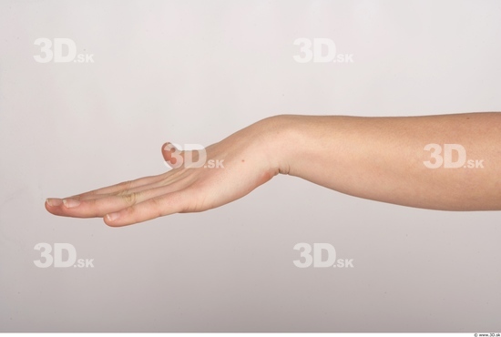 Hand Whole Body Woman Average Studio photo references