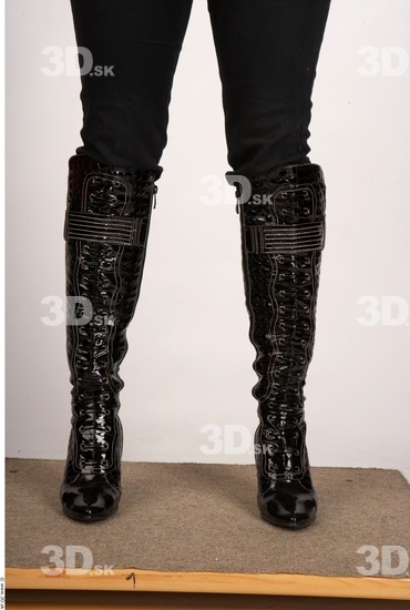 Calf Whole Body Woman Casual Boot Average Studio photo references