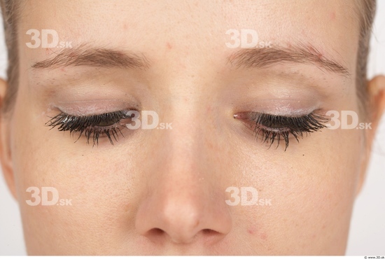 Eye Whole Body Woman Average Studio photo references