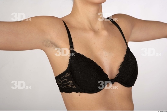 Chest Whole Body Woman Underwear Bra Slim Studio photo references