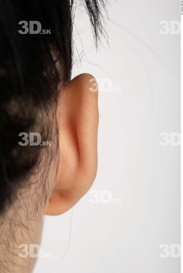 Ear Whole Body Woman Slim Studio photo references