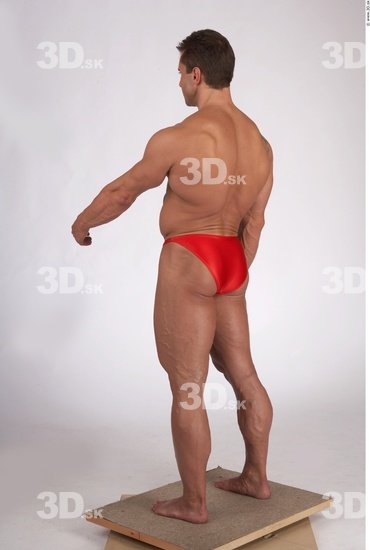 Whole Body Man Muscular Male Studio Poses